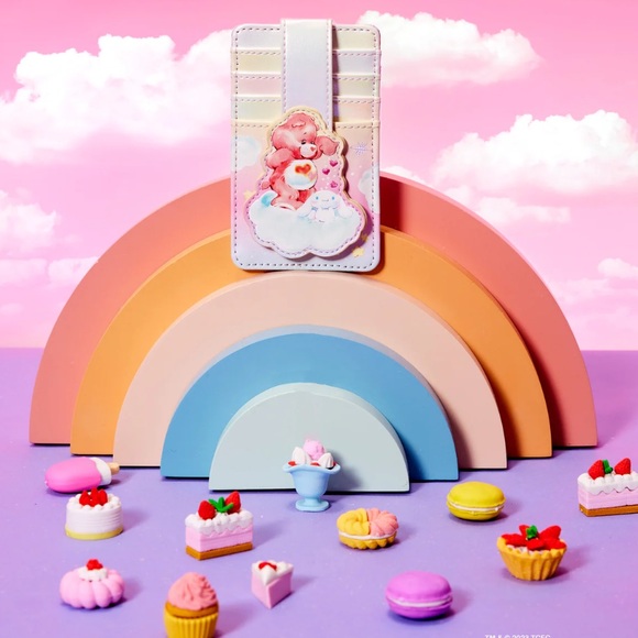 NWT Hello Kitty and Friends x Care Bear Care-a-Lot Card Holder - Picture 4 of 4